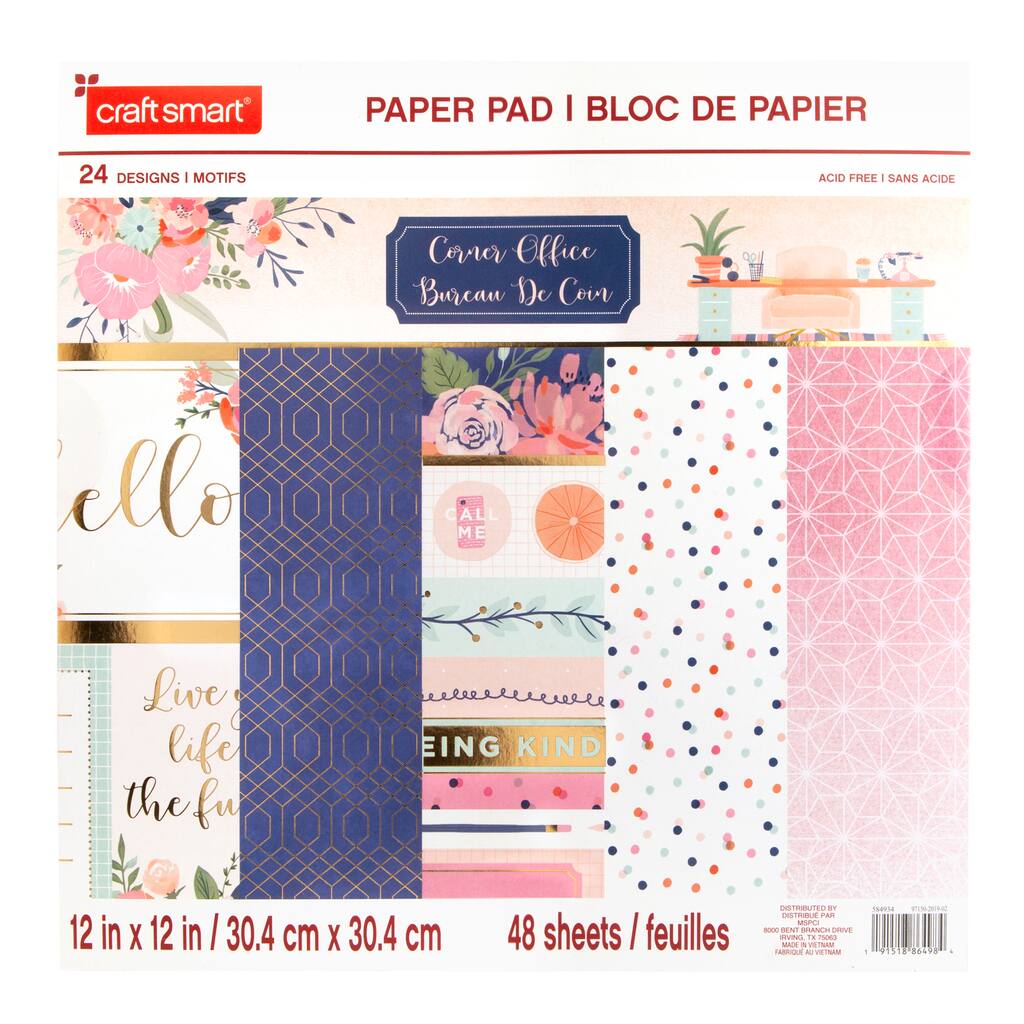 Shop For The Corner Office Paper Pad By Craft Smart 12 X 12 At Michaels